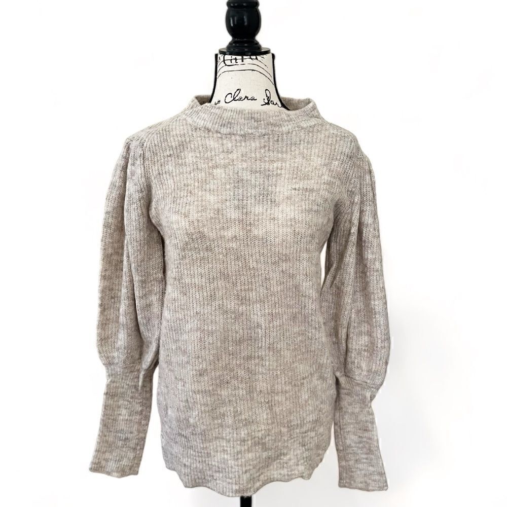 Nordic by Mamalicious European Brand Maternity Sweater Mock Neck Size S